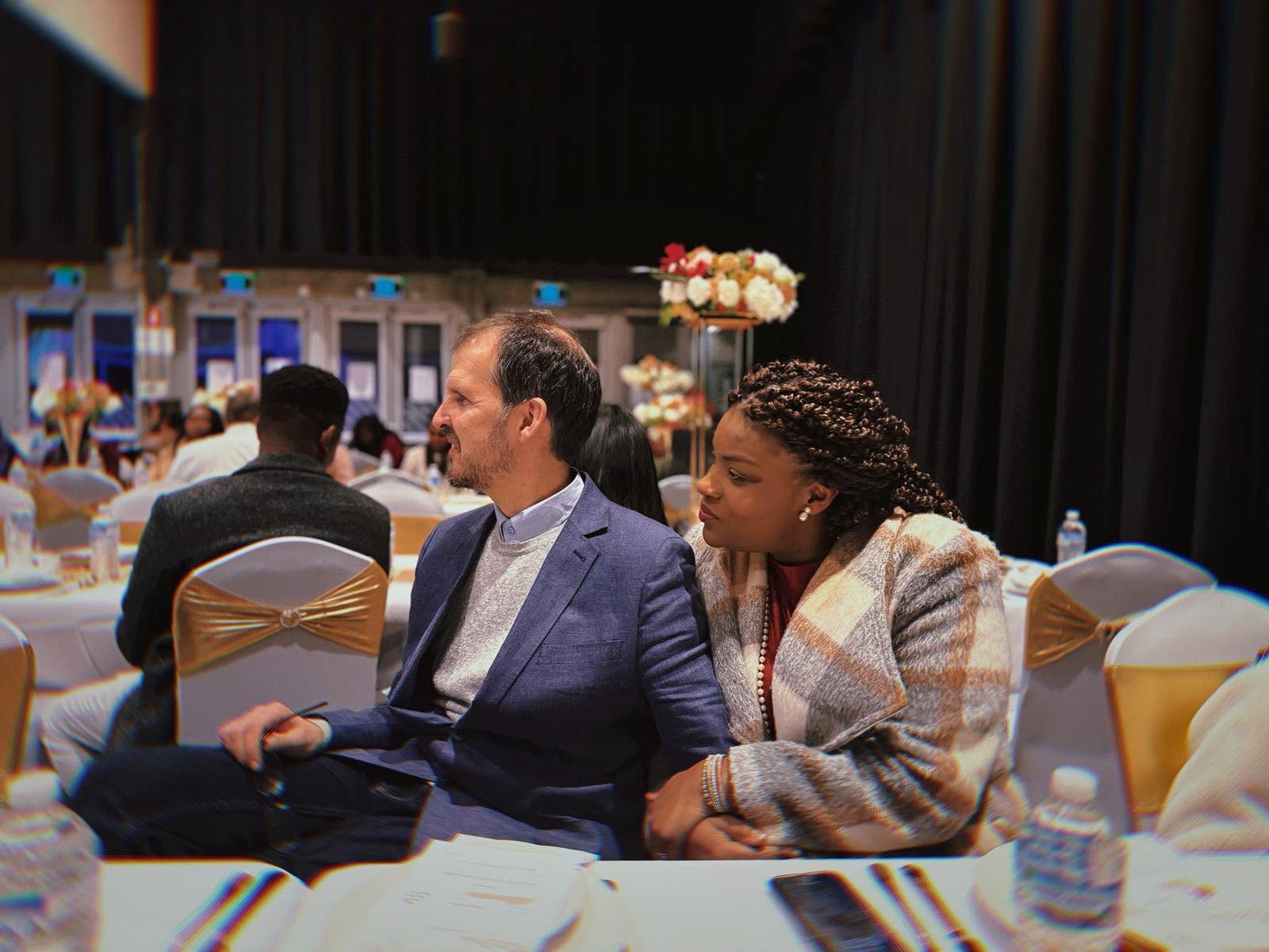 Senior pastors Zarven and Joelle Kara seated together